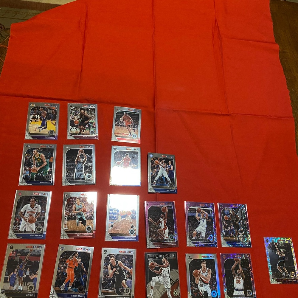 2019-20 Panini Hoops Premium Stock Cards
